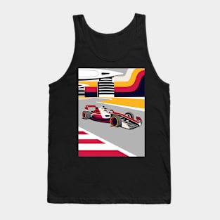 Formula Race Car in Shanghai Tank Top